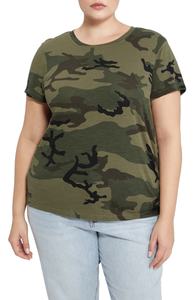 T-shirts pour femmes, mode estivale, t-shirts légers à manches courtes, imprimés camouflage pour femmes - Product Image 3