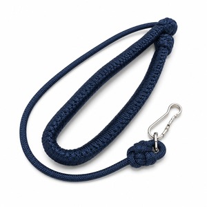 Cordón de Nylon Trenzado Azul Marino con Clip Metálico para Bolsos, Diseño de Cordón Redondo Simple, Estructura de Alta Tenacidad - Product Image 3