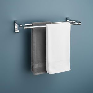 Toallero de pared de acero inoxidable con 4 brazos giratorios, barra colgante para decorar tu baño a un nivel superior - Product Image 3