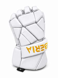 Gants de lacrosse blancs de qualité supérieure IBERIA pour hommes, vente en gros |   Gants de lacrosse rembourrés et protecteurs |   Gants d'équipe personnalisés - Product Image 5