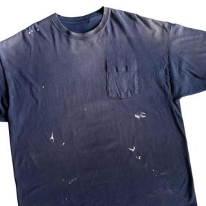 เสื้อยืดวินเทจฟอกสีซีดสไตล์สตรีทแวร์ทรงโอเวอร์ไซส์ ผ้าคอตตอนหนา รับทำโลโก้ตามสั่ง ยูนิเซ็กส์ รับผลิตแบบ OEM ODM แบรนด์ส่วนตัว ขายส่ง - Product Image 5