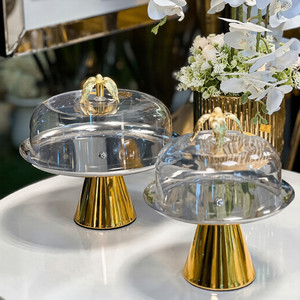 Support à gâteau en acier inoxydable de qualité supérieure Base antidérapante Affichage à dessert élégant Vente directe en usine pour outils de gâteau de moule époxy en résine - Product Image 1