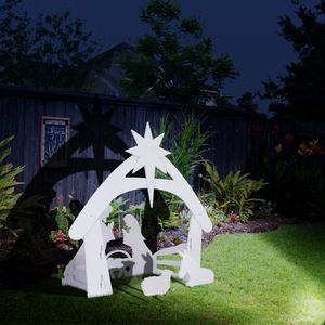 116*53*118cm PVC Inflatable Nativity Garden Jesus Decoration White Outdoor Holiday Yard Decorations - Product Image 3