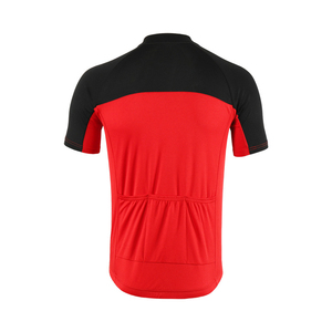 เสื้อจักรยานผู้ชายแบบสั่งทำพิเศษ แขนสั้น แห้งเร็ว สีเขียวนีออน-ดำ - Product Image 4