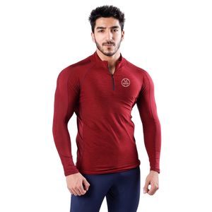 Men Sport <b>Jacket</b> Lightweight Athletic Training <b>Zip</b>-<b>Up</b> Windbreaker Activewear Outdoor Fitness <b>Jacket</b> Casual Sportswear Burgundy - Product Image 1