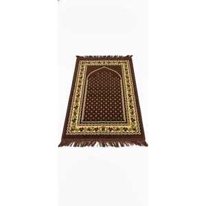 Alfombra de Oración Musulmana al por Mayor, 28x44, de Poliéster Suave, Dorada, Plegable y Lavable, para Uso en Mezquitas y en el Hogar - Product Image 3