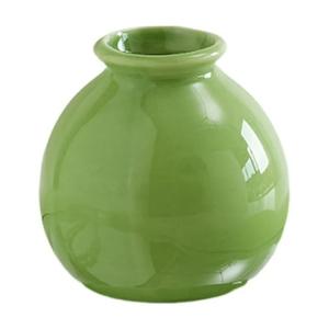 Jarrón Decorativo de Cerámica Artística con Esmalte Blanco Nube, Silueta Curva Orgánica para un Estilo Moderno y Minimalista en el Hogar - Product Image 4