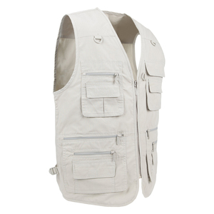 Chaleco Cargo Multibolsillos, Informal, Transpirable, Ligero, con Impresión de Logotipo Personalizado, para Hombre - Product Image 6
