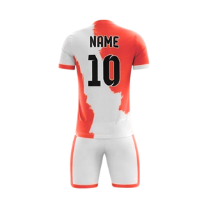 ชุดฟุตบอลสั่งทำจากโรงงานผู้ผลิต OEM ขายส่ง ชุดกีฬาฝึกซ้อมพร้อมชื่อทีม หมายเลข เสื้อ กางเกงขาสั้น - Product Image 3