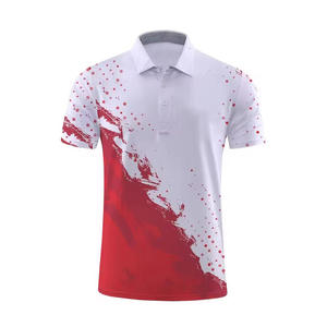 Wholesale OEM Sublimation Custom Design Your Own Brand Polo Shirt Short Sleeve Men's Polyester Polo Shirts - Product Image 4