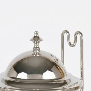 Luxury Stainless Steel Chafing Dish Buffet Server Round Food Warmer with Lid Durable Non-Stick Hotel Catering Serving <b>Set</b> - Product Image 6