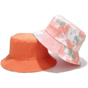 2026 <b>Top</b> Trending Cotton Bucket Hat With Tie-Dye Print For Spring Summer Casual Wear Is Available For Online Sale - Product Image 2