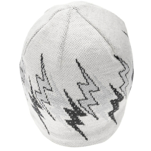 Gorro Unisex de Punto con Patrón Geométrico de Rayos, 56-58 cm, Gorro de Invierno Informal para Exteriores, Acrílico, para Adultos - Product Image 3