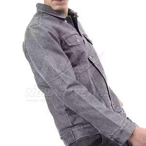 <b>Mens</b> Washed Jeans Winter <b>Jacket</b> Casual Street Style Outerwear <b>Warm</b> Comfortable for Travel and Daily Wear - Product Image 3
