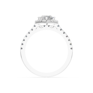 Bague en argent 925 avec diamant de laboratoire pour femme, certifiée IGI, fabricant de bijoux fins éthiques RJC ODM OEM E200911_WB300796 - Product Image 3