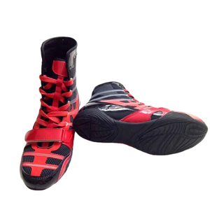 Winter Summer Customized Professional <b>Boxing</b> Wrestling Sneaker Training Boots High Quality Leather Mesh Lining Kickboxing - Product Image 2
