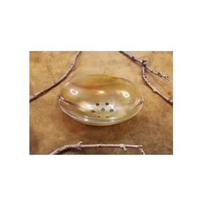 Support de Savon en Corne Naturelle Faite à la Main, Durable et Polie, 100% Corne de Bœuf Naturelle, Égouttoir pour Savon, Accessoire de Salle de Bain - Product Image 1