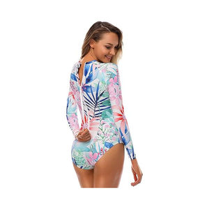 Canleo – T-shirt de compression à manches longues pour femme, grande taille, protection UV UPF 50, résistant aux éruptions cutanées, pour la natation - Product Image 2