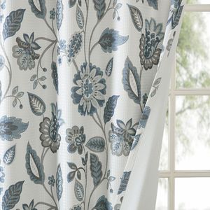 Pannello tenda oscurante camera stampata Jacquard con Design elegante tra cui pali per tenda tracce e accessori - Product Image 2