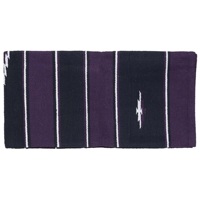 Tapis de selle rayé en cuir pour l'équitation, coussin de protection pour l'entraînement de barrel racing, accessoire d'équitation, ensemble de selle western personnalisé OEM