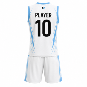Ensemble complet d'uniformes de basketball élégants pour hommes avec maillot et short – Tenue de sport légère et durable, idéale pour les joueurs professionnels - Product Image 3
