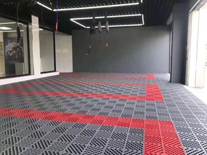 Dalles de sol emboîtables en plastique pour garage et salle de lavage automobile, idéales pour les centres de beauté automobile - Product Image 6
