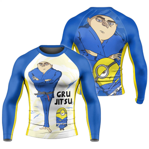Camiseta Deportiva de Manga Larga para Hombre, Sublimada, de Secado Rápido, con Spandex y Poliéster, para Artes Marciales Mixtas (Gru Jitsu) - Product Image 5