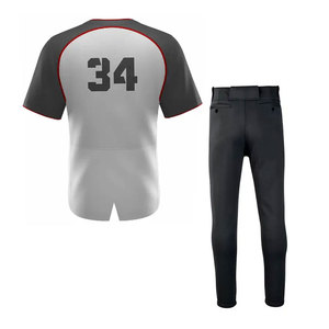 Uniforme de baseball athlétique au design moderne, tissu flexible avec une coupe parfaite pour les matchs - Product Image 4