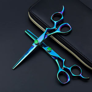 Ensemble de ciseaux de coiffure en acier inoxydable pour droitiers, lame tranchante - Product Image 5