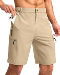Nuevos Pantalones Cortos Casuales para Hombre, Cintura Media, Multibolsillos, Cordón Ajustable, Logotipo Frontal, Lona, Secado Rápido, Transpirables, para Deportes al Aire Libre - Product Image 1