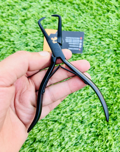Wholesale Premium Quality Stainless Steel Needle Nose Plier <b>Bead</b> Removing Matte Black Color Coated Professional Hair <b>Extension</b> - Product Image 4