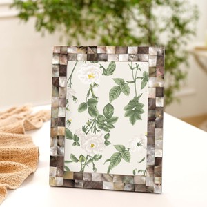 Elegant metal photo <b>frame</b> for <b>wall</b> and tabletop display durable <b>design</b> sleek finish perfect for home decor and memories - Product Image 4