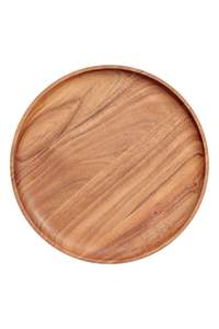 Bandeja Redonda de Madera con Diseño Art Deco Clásico para Servir Alimentos en Bodas, Multifuncional - Product Image 2