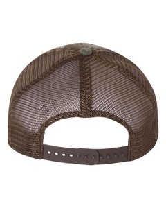 Camo Mesh Trucker <b>Cap</b> Unisex 6-Panel Adjustable Outdoor Hat Breathable Waterproof Camouflage Pattern Casual Style - Product Image 4