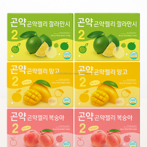 Gelatina de Konjac baja en calorías sin azúcar con vitamina C y colágeno 10 paquetes OEM Corea - Product Image 1
