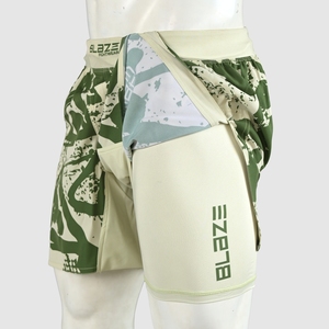 กางเกง MMA สำหรับผู้ชาย ออกกำลังกาย ฝึกซ้อม วิ่งจ๊อกกิ้ง ยิวยิตสู ลายพิมพ์ดิจิทัล พร้อมโลโก้และดีไซน์ที่กำหนดเองได้ - Product Image 3