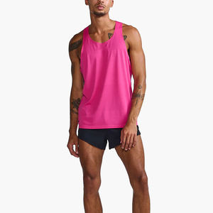 Custom OEM <b>Mens</b> Stringer Gym <b>Singlet</b> Lightweight Breathable Cotton Fitness Tank Top Bodybuilding Workout Sleeveless Sports Vest - Product Image 5