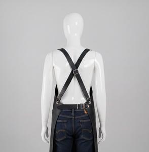 Custom Branding Leather <b>Apron</b> for <b>BBQ</b> Grill Kitchen OEM ODM Bulk Orders Premium Leather <b>Apron</b> for Workshop LPN-0246 - Product Image 3