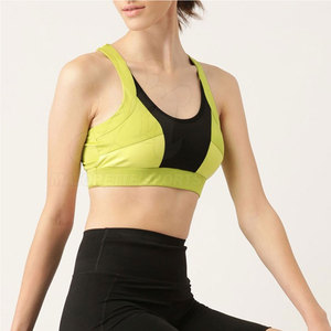 Soutien-gorge de sport en tissu extensible durable pour entraînement intensif, vêtements de fitness respirants et offrant un bon maintien - Product Image 3