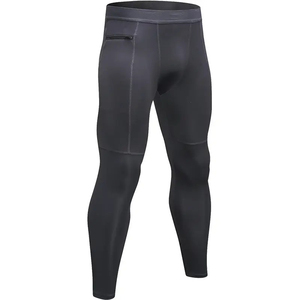 Nouveauté Leggings de sport respirants pour hommes Gym Fitness Coton / Fibre de bambou Leggings de yoga Disponibles à prix avantageux - Product Image 3