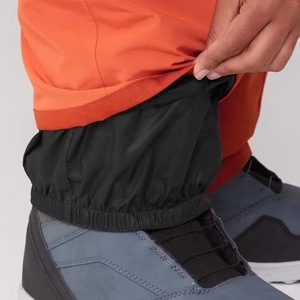 Pantalones de Nieve para Hombre, Color Naranja, Resistentes al Viento, Cintura Alta, Corte Recto, Estilo Deportivo, Cierre de Botones, Ropa de Invierno para Exteriores - Product Image 5