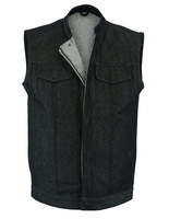 Gilet de moto en jean pour homme Wick