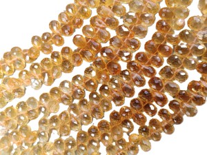 Natural Citrine Faceted Drop Beads Yellow Gemstone Loose Drops High Quality RUHAN <b>GEMS</b> for Jewelry Making Necklace <b>Bracelet</b> - Product Image 6