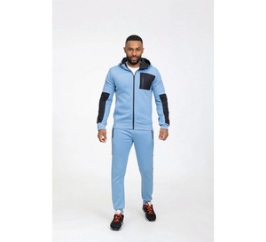 Wholesale Custom <b>Polyester</b> <b>Tracksuit</b> for School Teams Gaming Clubs and Sportswear Brands with Hooded Jacket Jogger Set - Product Image 1