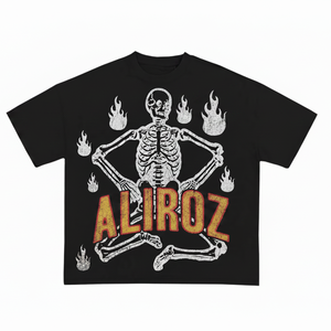 T-shirts pour hommes avec impression graphique DTG en stock, style streetwear, mode personnalisée, tee-shirt 100% coton en vente - Product Image 1