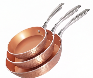 Hand Made Metal Sauce <b>Pans</b> With <b>Handle</b> Kitchenware Items Suitable For Home Hotel And Restaurant Use Heavy Copper <b>pans</b> - Product Image 1