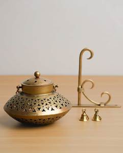 Quemador de Incienso Metálico de Estilo Antiguo con Construcción Duradera para Aromaterapia y Rituales Religiosos - Product Image 2