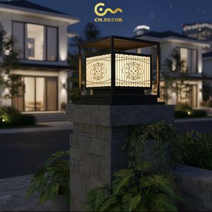 Lámpara de poste LED de luz constante CM Decor para exteriores/paredes/villas/jardines, de acero/inoxidable, 1 año de garantía, Vietnam, AC 220V (±10%) 300 lm - Product Image 6