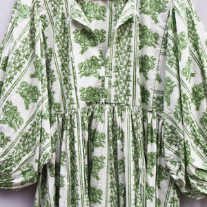 Beautiful floral Cotton Block Printed dress Dress For Casual wear Hand Block Printed Dress - Product Image 6