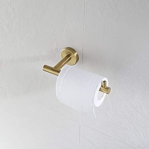 ที่ใส่กระดาษชำระติดผนังแบบผิวสีทอง ที่วางม้วนกระดาษทิชชู สไตล์โมเดิร์น ทนทาน ผลิตจากโลหะ ผู้ผลิต OEM ผู้ส่งออกจำนวนมาก - Product Image 6